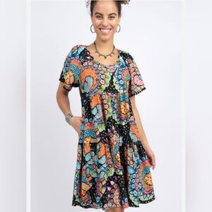 Uncle Frank floral dress Small Oversized